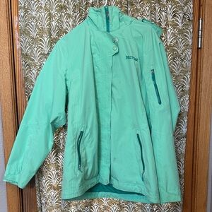 Marmot Light Green Outdoor Jacket